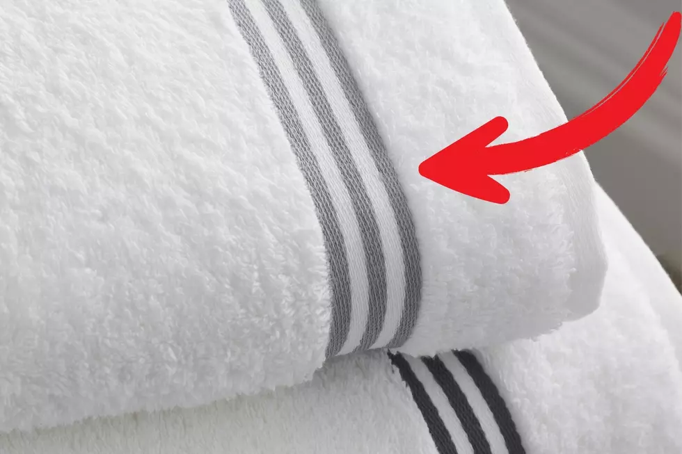 dobby border on bath towel