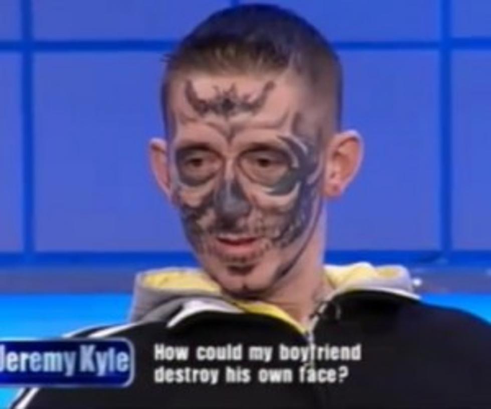 Man Gets Skull Tattooed On Face