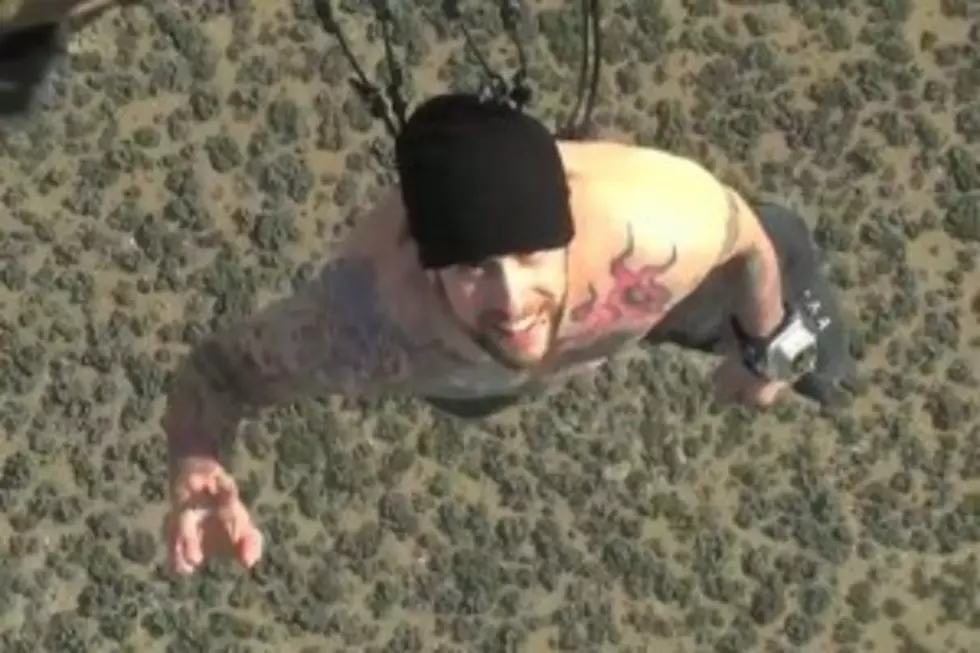 Man Suspended To Hot Air Balloon By His Skin! [Video]