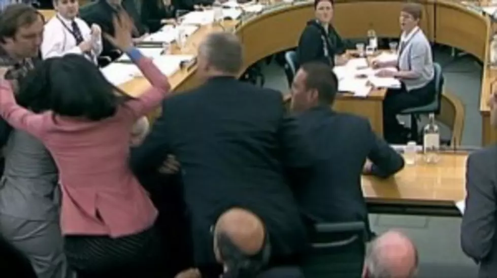 Rupert Murdoch Gets Attacked By A Guy With A Pie! [Video]
