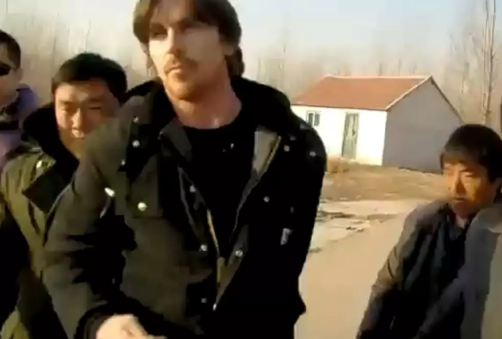 Christian Bale Gets Assaulted By Chinese Guards [Video]