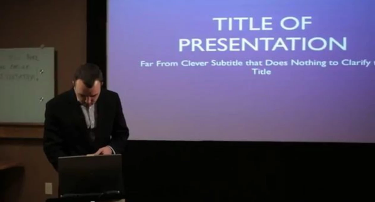 Funny Parody Of Every Presentation You've Ever Attended [Video]