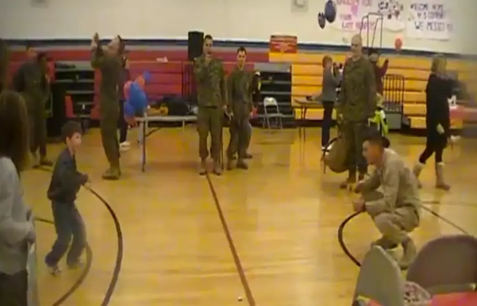 Young Boy With Cerebral Palsy Walks To His Marine Father For The First Time [Video]