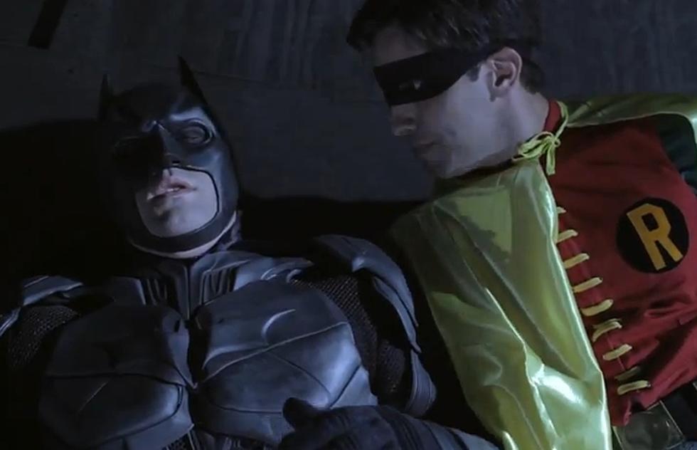 Why Robin Is Not In ‘The Dark Knight Rises’ – NSFW [Video]