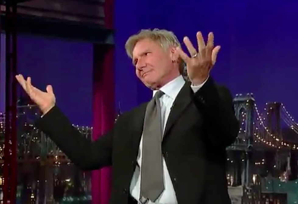 Harrison Ford Tells A Joke About Broccoli On Late Show With David Letterman [Video]