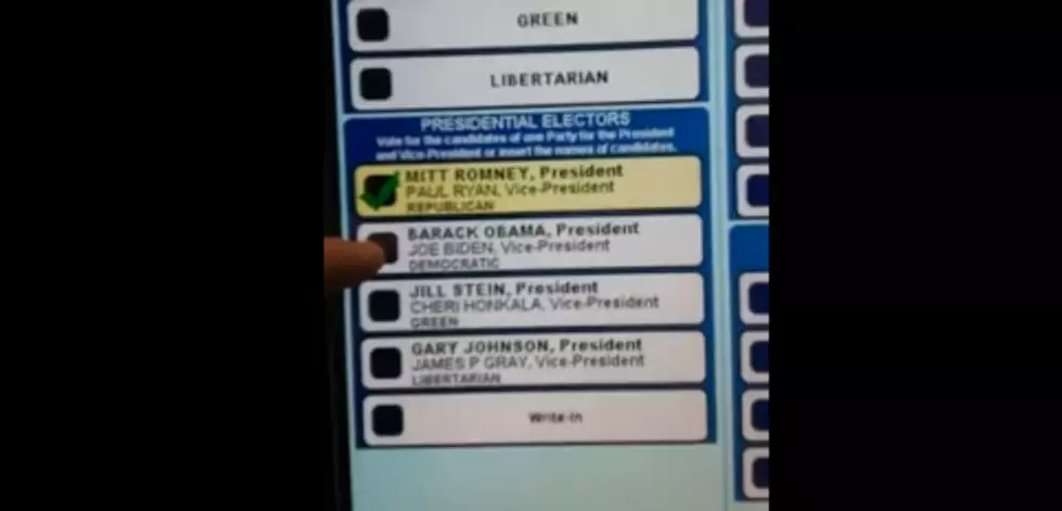 Machine Turns Vote For Obama Into Vote For Romney [Video]