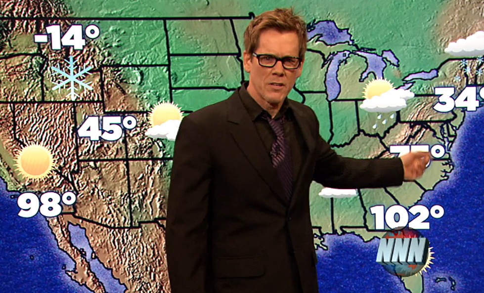 Meteorologist Kevin Bacon