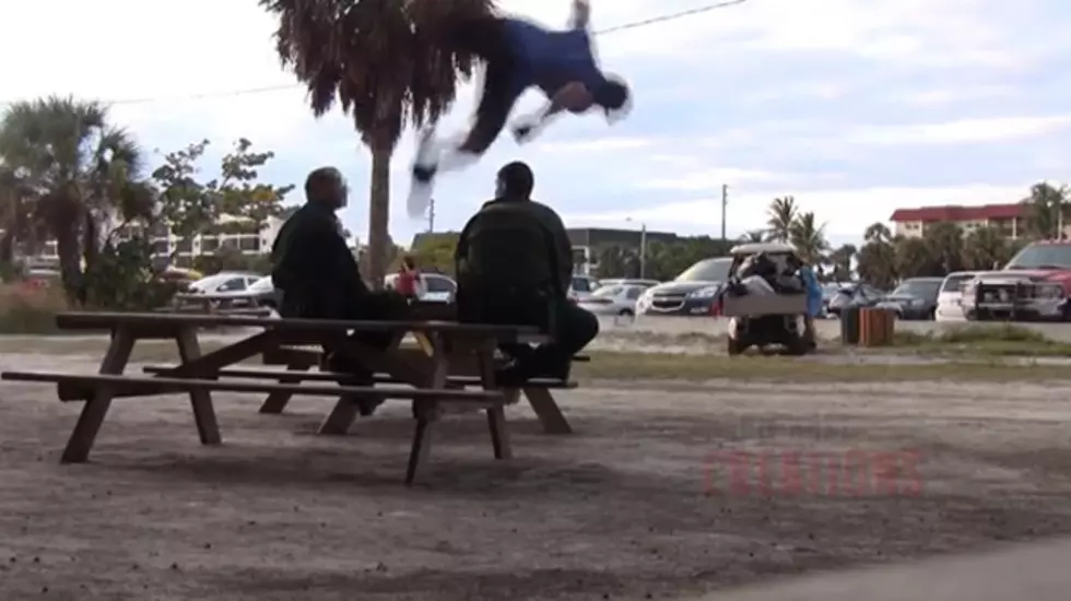 This Is What Happens When You Parkour Over A Police Officer [Video]