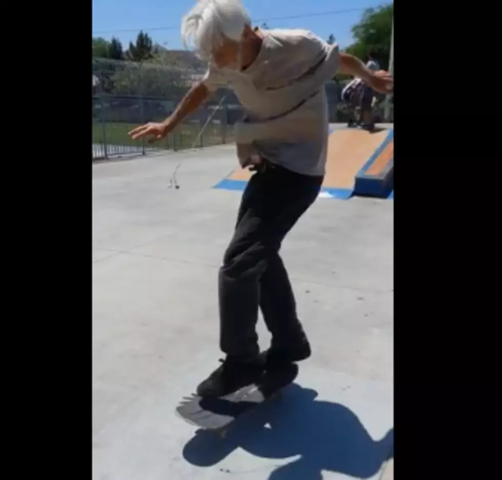 Old Man Does Awesome Skateboard Tricks [Video]