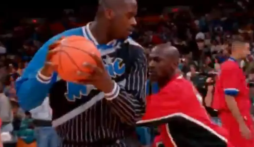 Young Shaq Takes On Michael Jordan One On One [Video]