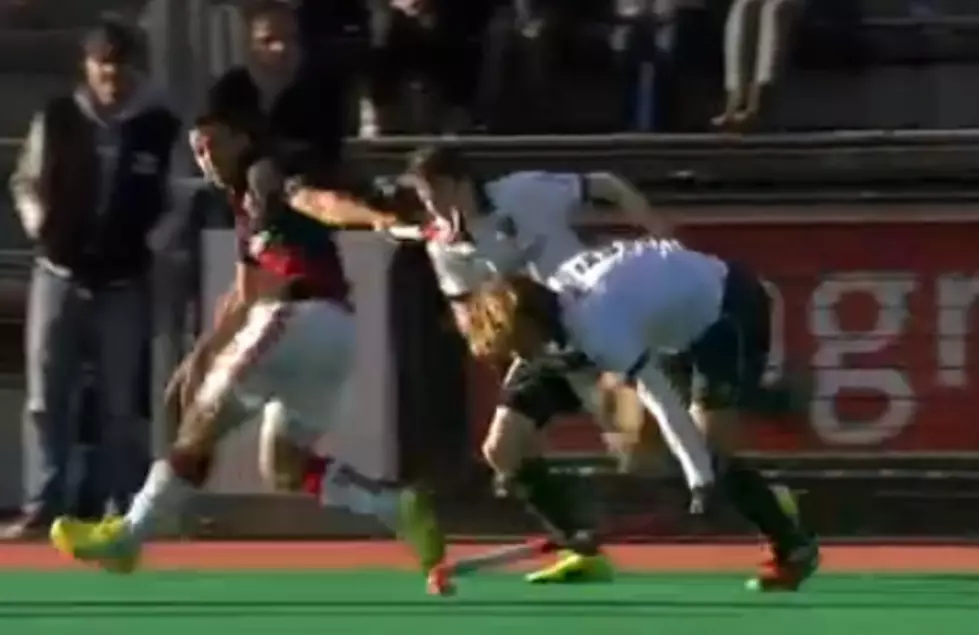 Teeth Painfully Fly As Field Hockey Player Gets Hit With A Stick [Video]
