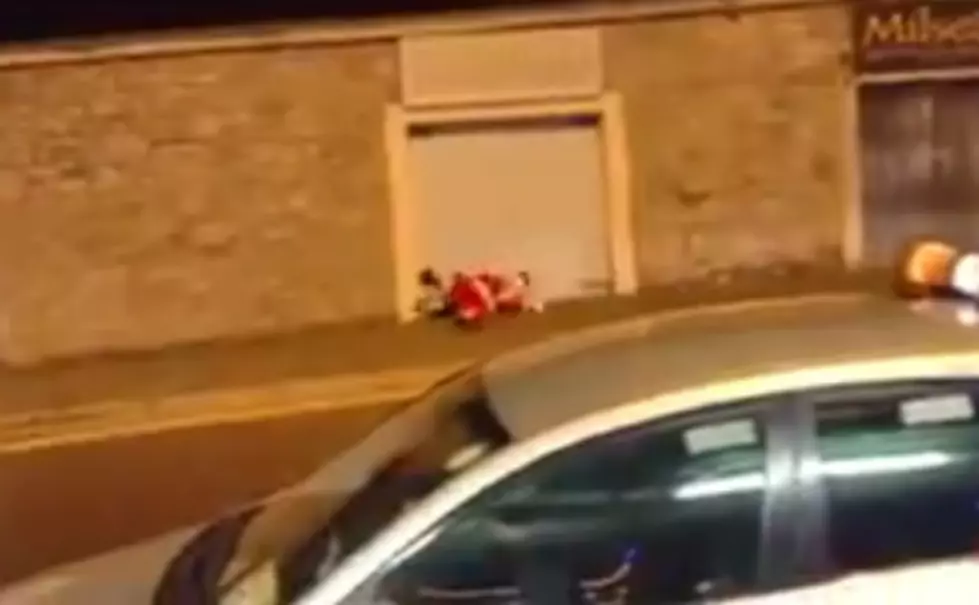 Drunk Santa Claus Found In The Streets Of Ireland [Video]