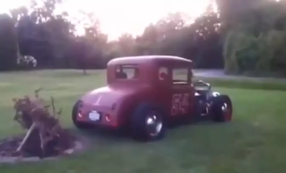 Hot Rod Used To Light A Bonfire [Video]