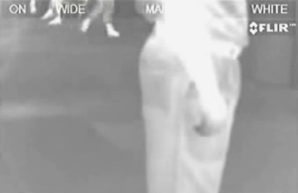 What Flatulence Looks Like When Caught On An Infrared Security Camera [Video]