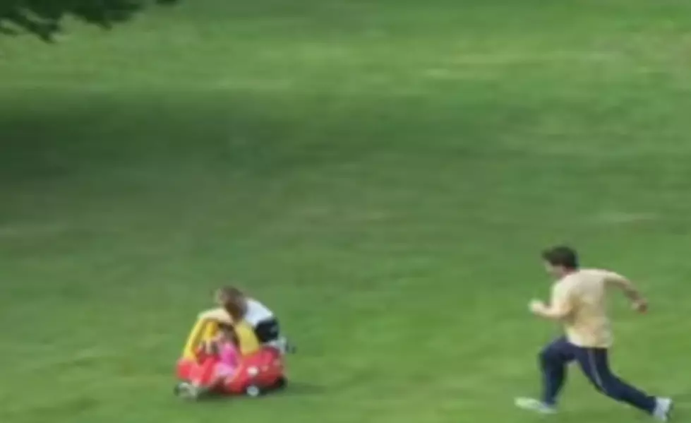 Watch SuperDad Sprint To Save A Child From Disaster [Video]