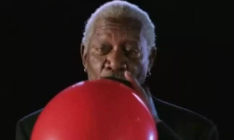 Morgan Freeman Inhaling Helium For Well…Just Because [Video]