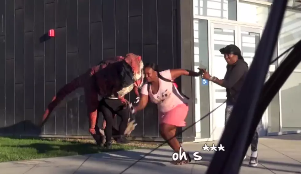Dinosaur Prank On The Streets Of Compton Is Amazingly Hilarious [Video]