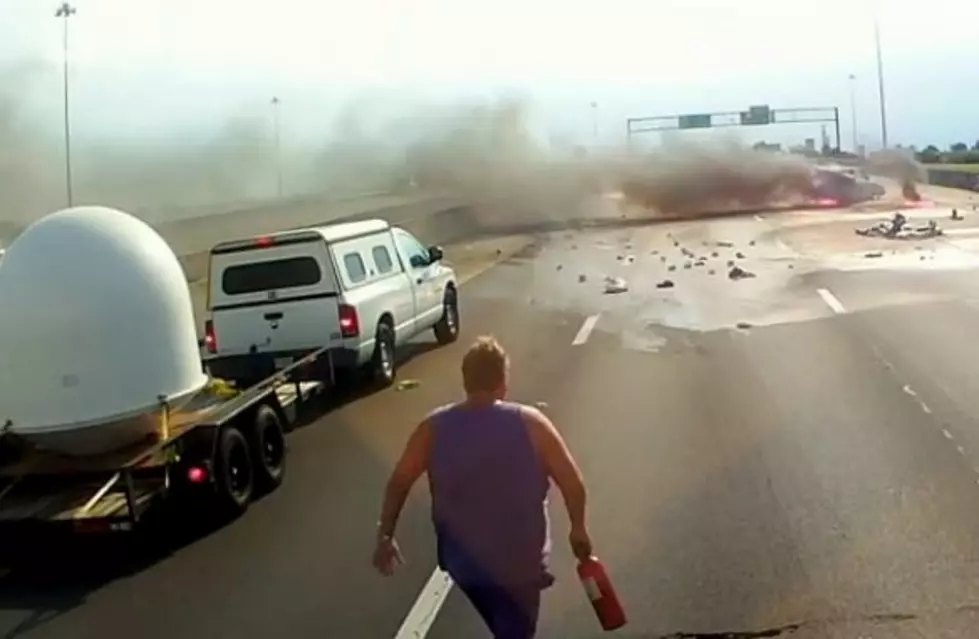 Good Samaritans Caught On Video Helping Victims Of Explosive Crash On I-10 [Video]