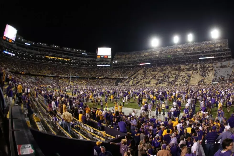 LSU Fined $5,000 For Fans Running Onto The Field After The Ole Miss Game