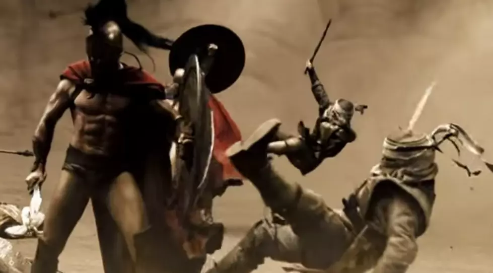 Regular Guys Awesomely Recreate Fight Scene From ‘300’ In The Gym [Video]