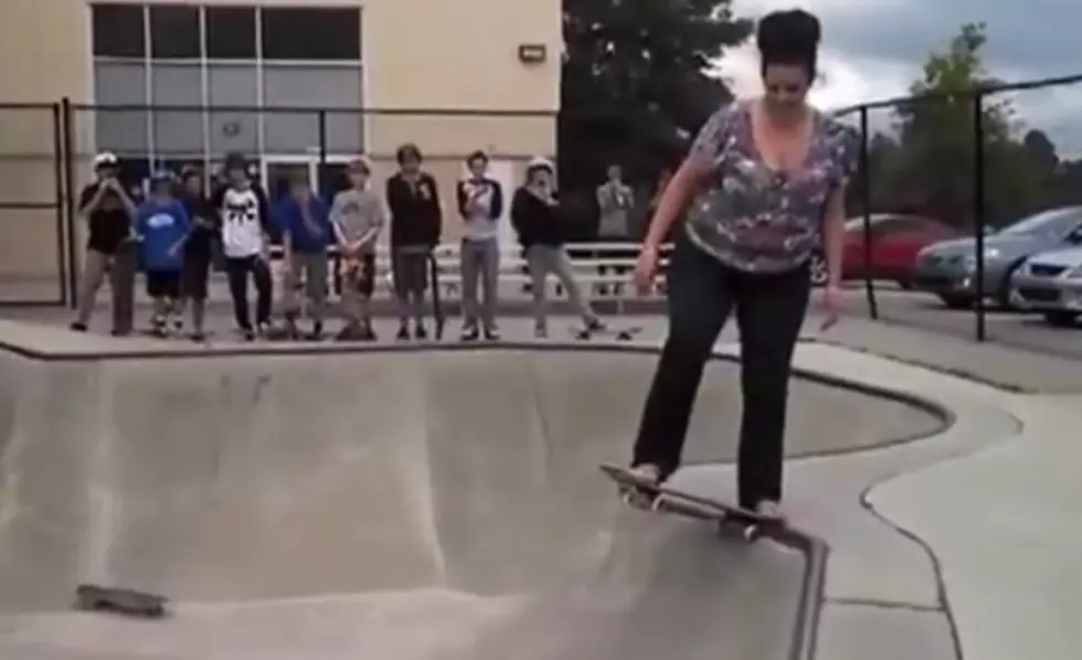 Drunk Mom Embarrasses Son At Skate Park [NSFW Video]