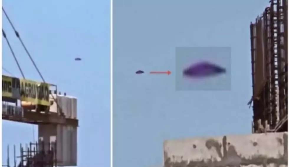 Purple Disc Shaped UFO Filmed By TV Crew In Peru [Video]