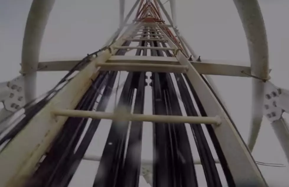Tower Climber Struck By Lightning [Video]