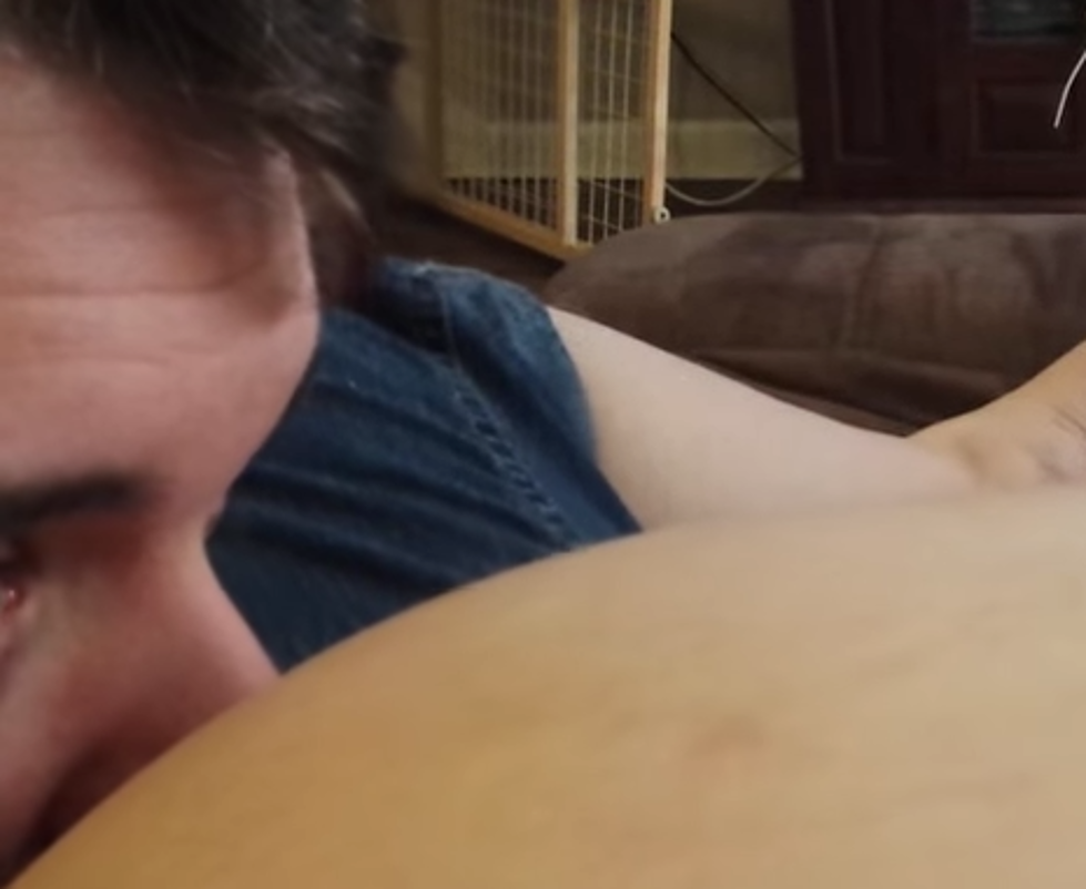 Daddy Scares Unborn Baby With Fart Noises [Video]