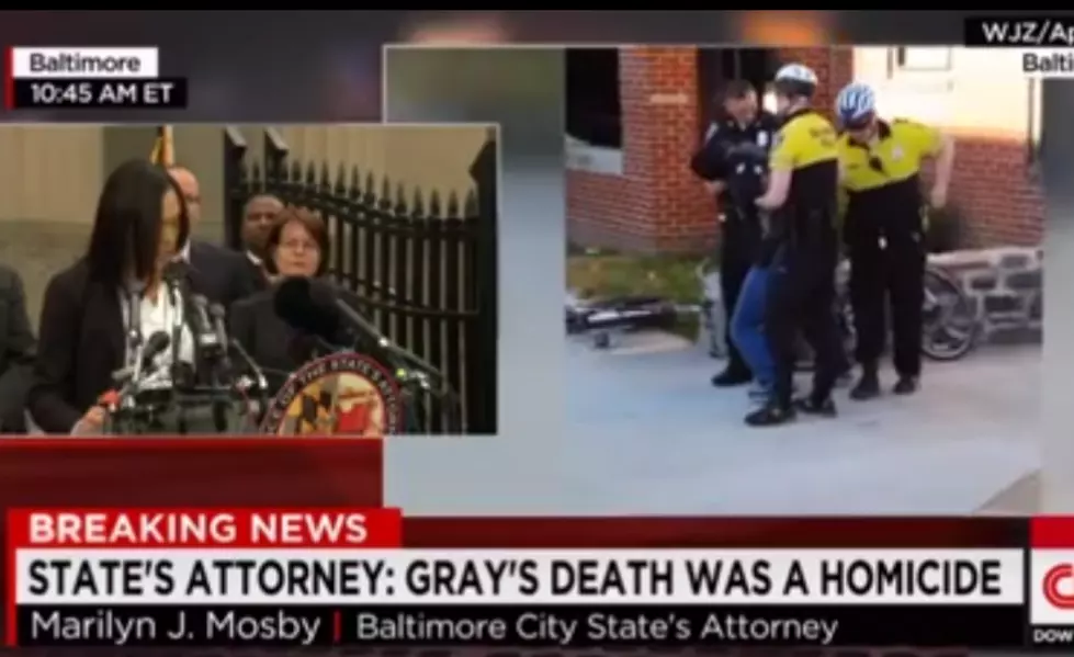 Baltimore State Attorney Calls Freddie Gray’s Death A Homicide, 6 Officers Charged With Manslaughter [Video]