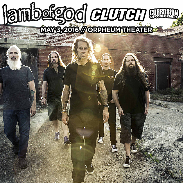 Lamb Of God, Clutch, Corrosion Of Conformity In New Orleans