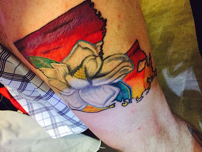 52 State Outline Tattoos And Other Hometown InkSpiration For Every  District In The Country