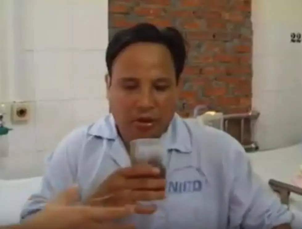 Guy With Rabies Attempts To Take A Drink [Watch]