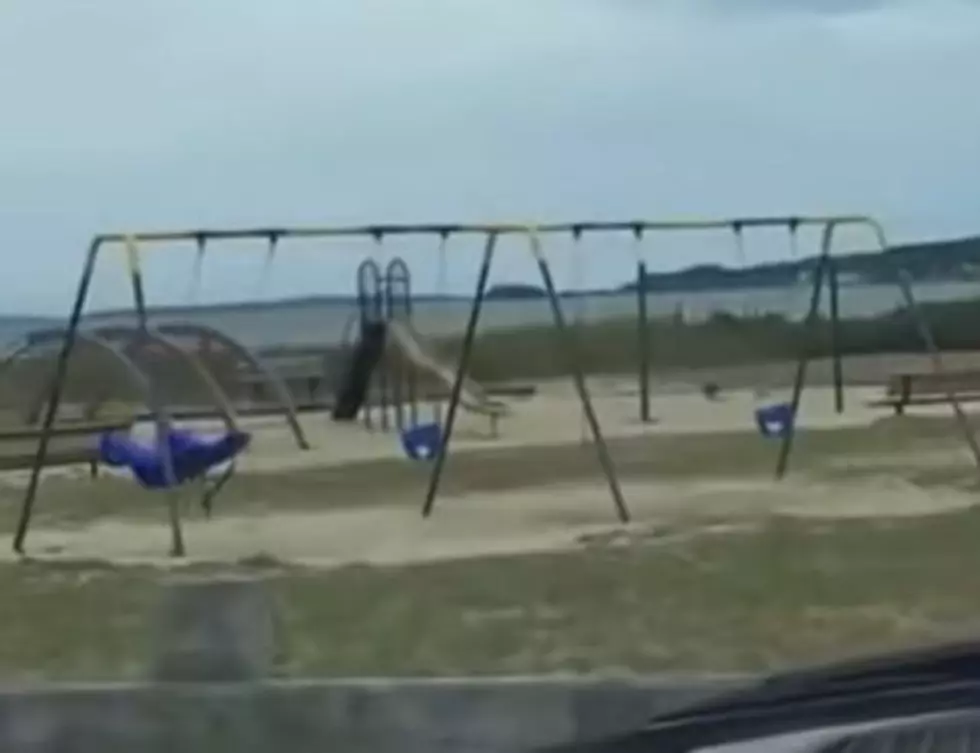 Dad Catches Ghost On Camera Pushing Swing At Playground [Watch]