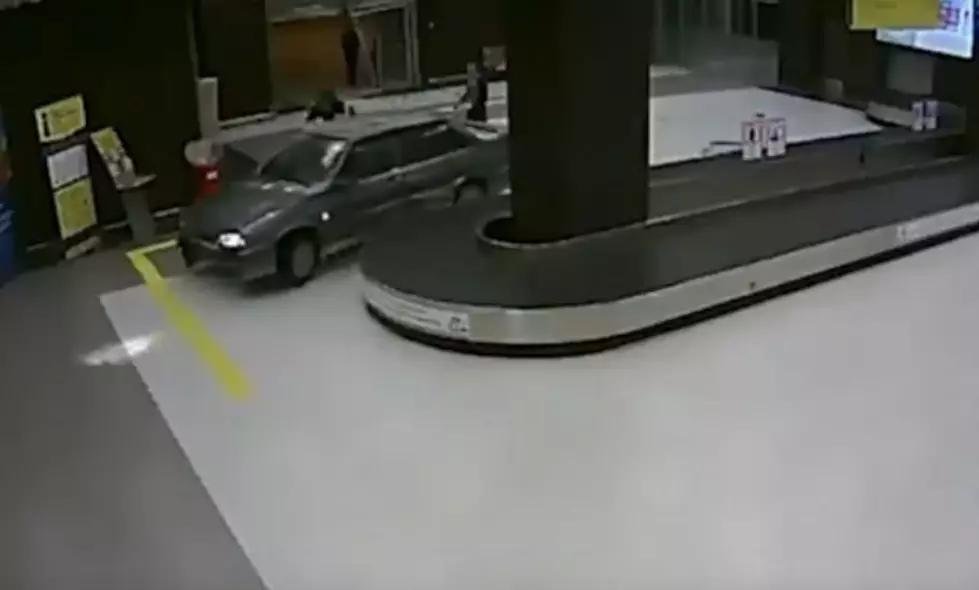 Guy Drunkenly Drives All Throughout Russian Airport [Video]