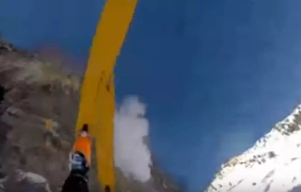 Guy Accidentally Skis Off Of Cliff – Catches It All On GoPro [Video]