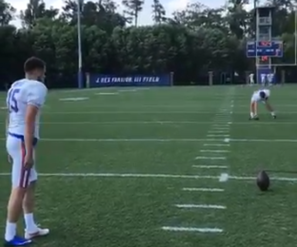 Florida Gators Kicker Eddie Pineiro Kicked An 81-Yard Field Goal [Video]