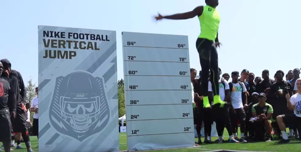 Wide Receiver Prospect Appears To Float In Vertical Jump Attempt [VIDEO]