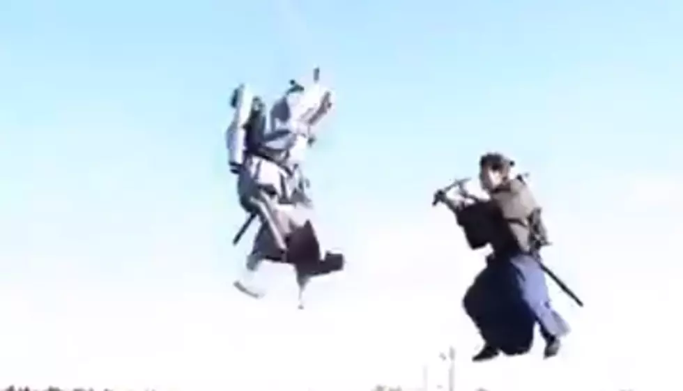 Samurais Fight In The Air Using Jetpacks [VIDEO]