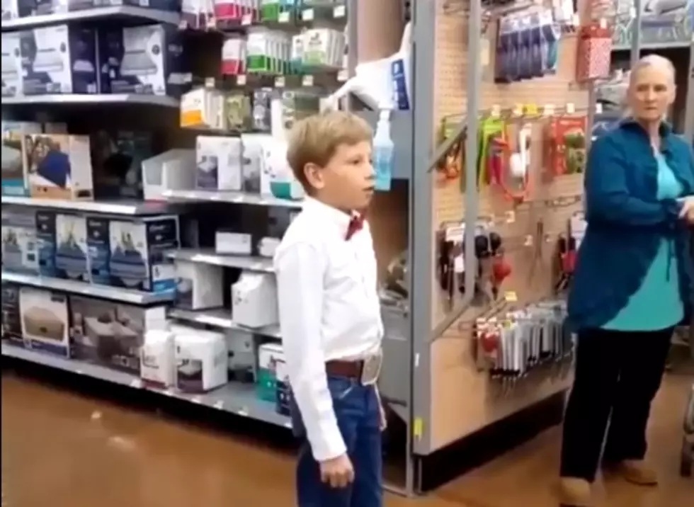 Boy Yodeling A Song In Walmart Goes Viral [VIDEO]
