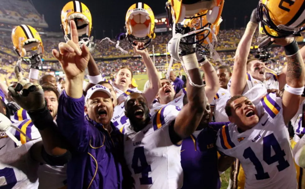 LSU Tigers Hold Final Practice Before Leaving For Cotton Bowl