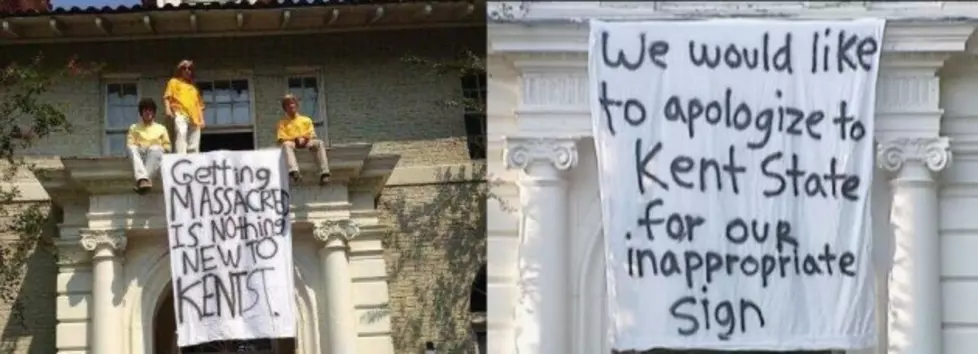 LSU Fraternity In Trouble After Offensive Sign References 1970 Kent State Tragedy
