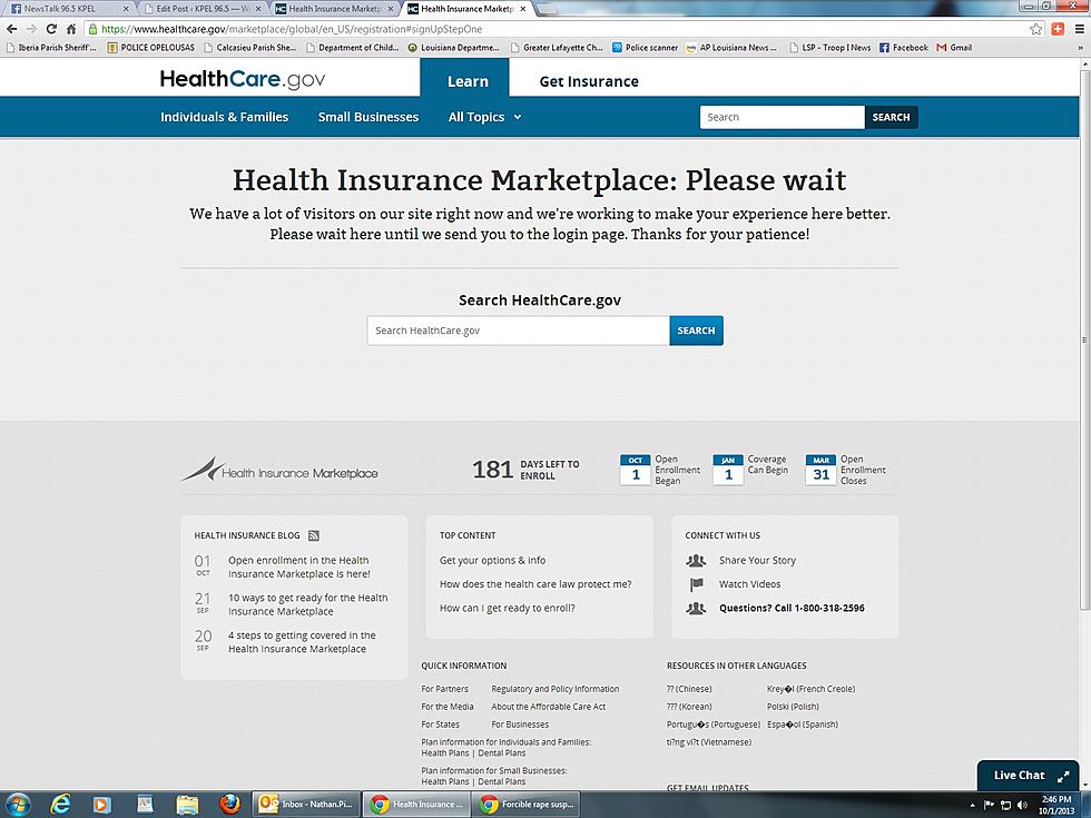 Glitches Reported On First Day Of Registration For Health Insurance Exchanges