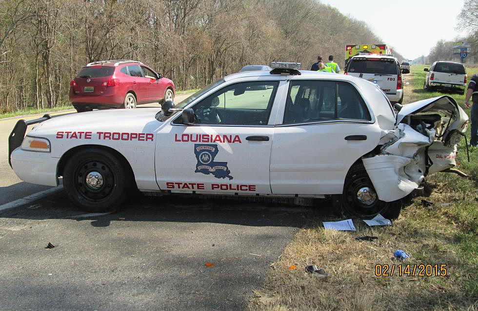 Trooper Injured In Crash With Suspected Impaired Driver On I-10
