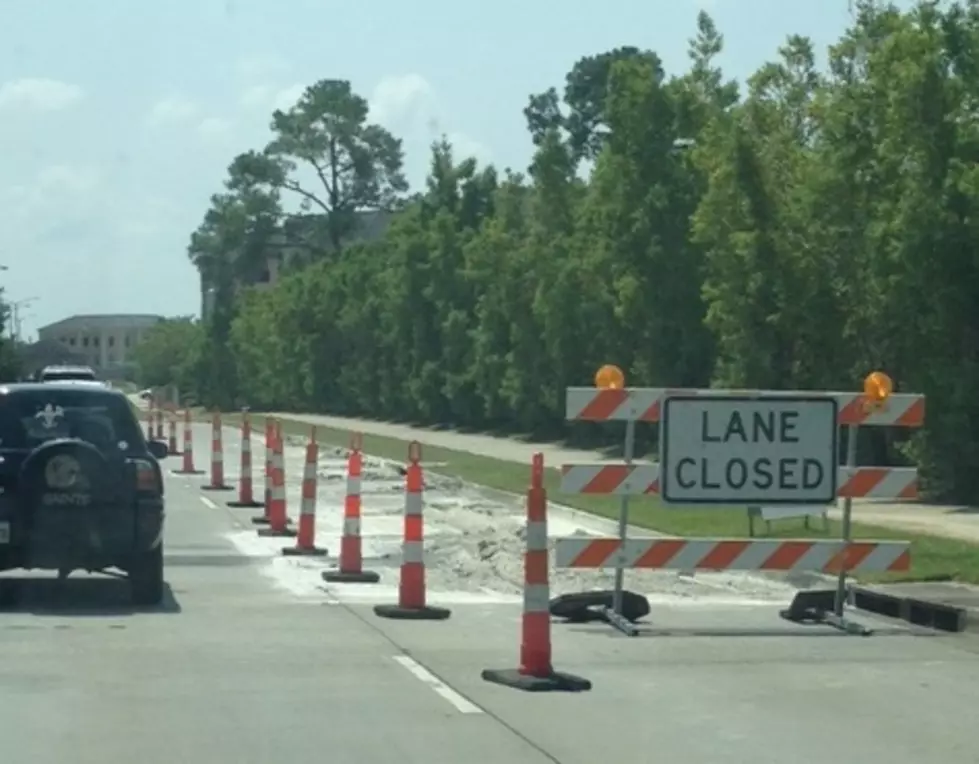 A Portion Of US 190 Is Closed