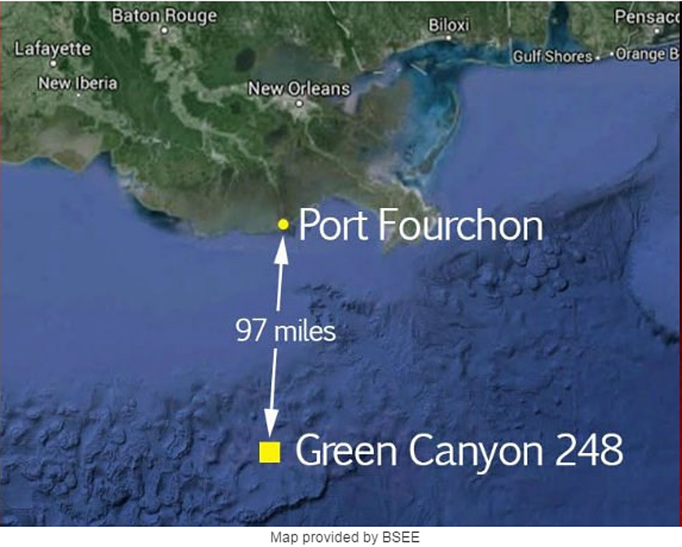 Officials Working Oil Spill South Of Port Fouchon