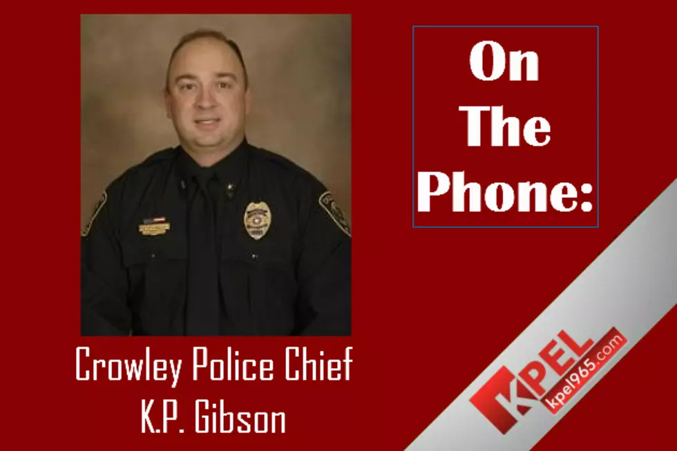 Crowley PD’s K.P. Gibson Transitioning To Sheriff (Audio)