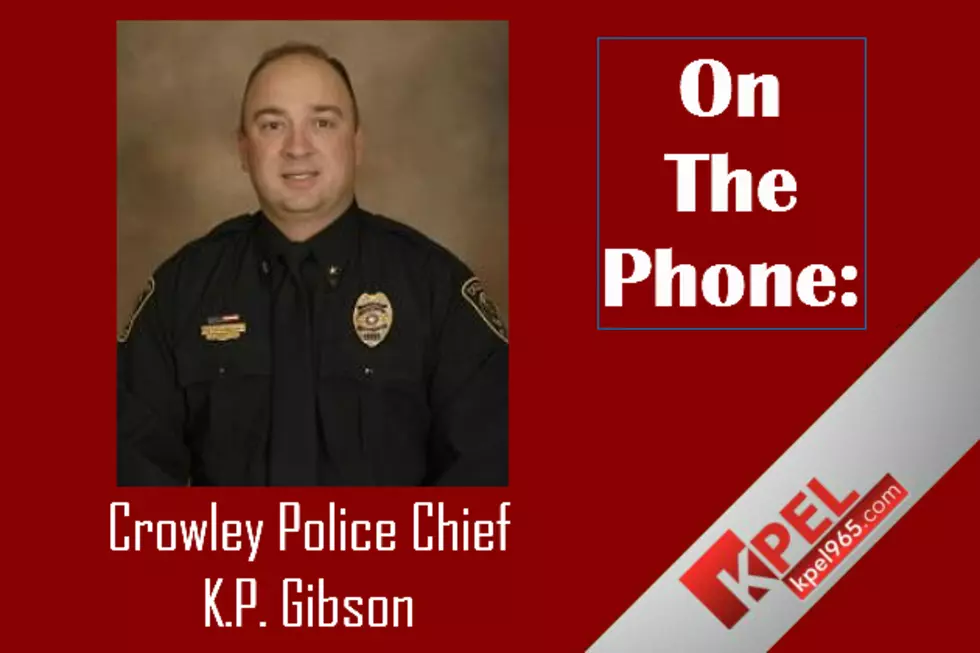 Crowley PD&#8217;s K.P. Gibson Transitioning To Sheriff (Audio)