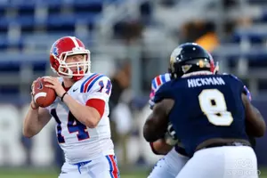 Officials: Louisiana Tech QB Higgins arrested on DUI charge