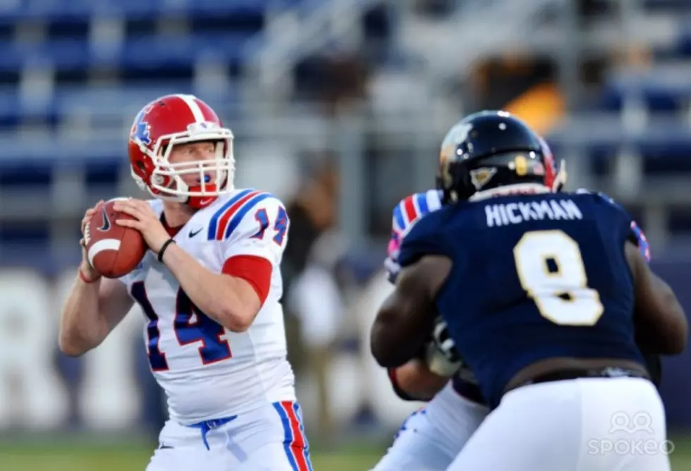 Officials: Louisiana Tech QB Higgins arrested on DUI charge
