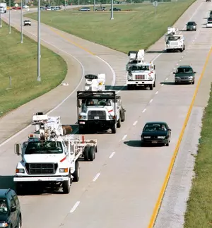 Alternating Lane Closures For I-49